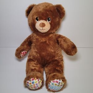 Build A Bear Happy Birthday Plush Brown Stuffed Animal Teddy BABW Presents